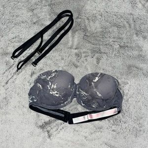 VS Pink push up bra with removable straps